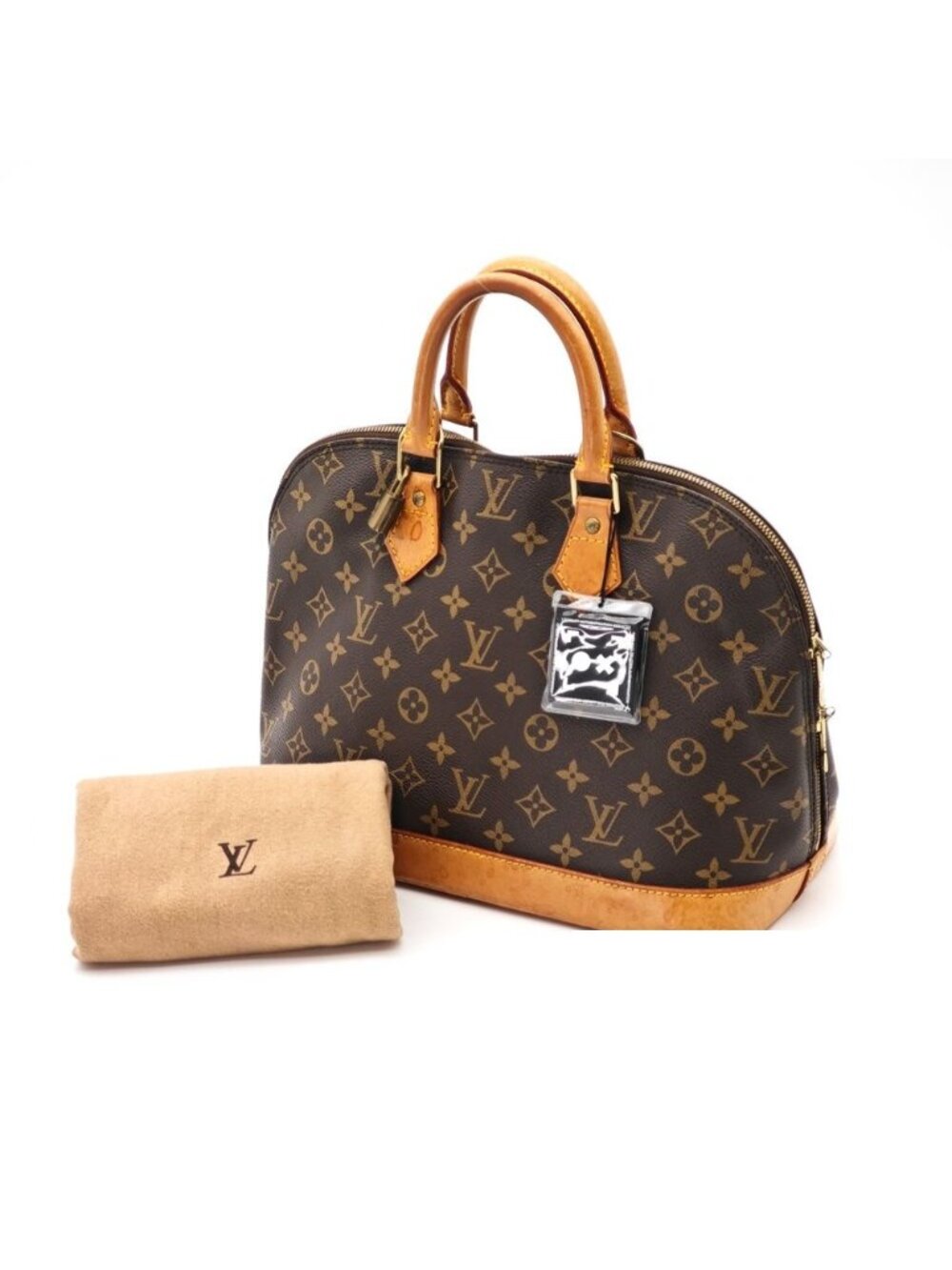 Louis Vuitton Alma Monogram Canvas Brown Handbag